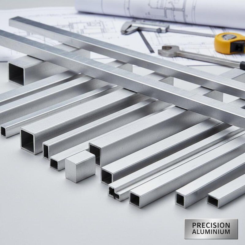 Precision Engineered Aluminium Extruded Profiles in Various Dimensions Suitable for Construction and Manufacturing Projects